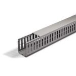 Canaleta Ranurada H80xw50 2m Gris - Imagen 2